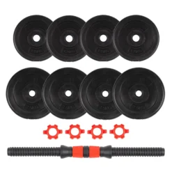 Set Of 2 X 15Kg Dumbbells -Tunturi Shop ecd germany set of 2 x 15kg dumbbells 1