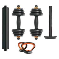 Dumbbell Kit V2+Bar+Kettlebell 20kg