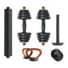 Dumbbell Kit V2+Bar+Kettlebell And Sensor 30kg -Tunturi Shop fed dumbbell kit v2 bar kettlebell and sensor 30kg