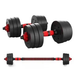 Dumbbell Set 2 In 1 With Adjustable Bar 40kg