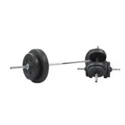 Set Bar Olimpica And 2 Dumbbells 120kg -Tunturi Shop fitness tech set bar olimpica and 2 dumbbells 120kg 2