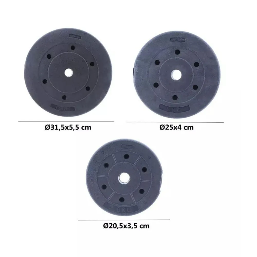 Set Of Weights Olimpica Bar 120kg 6 Set Of Weights Olimpica Bar 120kg - Image 4