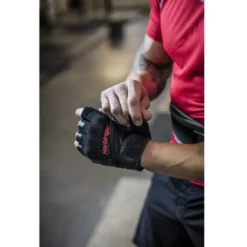 HARBINGER Pro WristWrap Short Gloves -Tunturi Shop harbinger pro wristwrap short gloves 13
