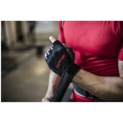 HARBINGER Pro WristWrap Short Gloves -Tunturi Shop harbinger pro wristwrap short gloves 16