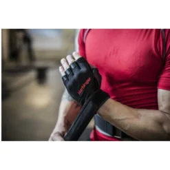 HARBINGER Pro WristWrap Short Gloves -Tunturi Shop harbinger pro wristwrap short gloves 17