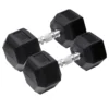 Hex Dumbbell 16kg 2 Units -Tunturi Shop orange gym hex dumbbell 16kg 2 units