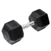 Hex Dumbbell 25kg -Tunturi Shop orange gym hex dumbbell 25kg