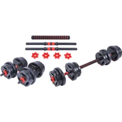 PURE2IMPROVE Hybrid Dumbbell And Barbell Set