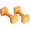 PURE2IMPROVE Neoprene Coated Dumbbell 4kg Pair -Tunturi Shop pure2improve neoprene coated dumbbell 4kg pair