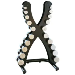 SOFTEE 1-10kg Chromed Dumbbells Set And Rack