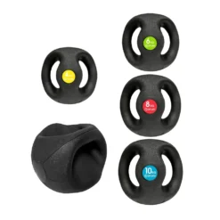 Medicine Ball With Double Handles -Tunturi Shop sporti france medicine ball with double handles 1