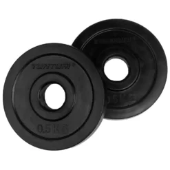 Tunturi Rubber Weight Plate 0.5kg 2 Units