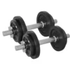 Tunturi Weights Kit With Two Bar Screw20kg -Tunturi Shop tunturi weights kit with two bar screw20kg