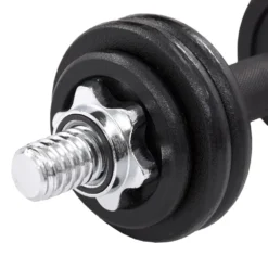 VIDAXL Dumbbell Set Cast Iron 15kg 19 Units -Tunturi Shop vidaxl dumbbell set cast iron 15kg 19 units 2
